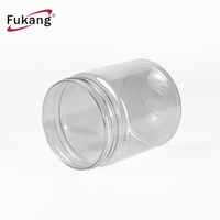 Pot à thé parfumé en plastique de 8oz, pot à beurre de cacahuètes en plastique