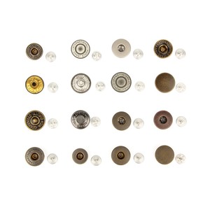 Custom logo Cloth Clothing Jeans Cover Custom <b>Button</b> Embossed Metal Iron Brass Denim Jeans Custom <b>Button</b> for Jeans - Product Image 2