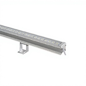 ไฟฉายโปรเจคเตอร์ LED สำหรับตกแต่งภายนอกอาคาร กันน้ำ IP65 ตัวเรือนอะลูมิเนียมอัลลอยด์ ไฟเส้นสำหรับตกแต่งผนังอาคาร 9W Dmx Rgbw Wall Washer - Product Image 3
