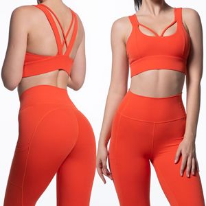 XINXU nouveau dos nu <span class=keywords><strong>luxe</strong></span> Gym doux confortable Nylon vêtements <span class=keywords><strong>de</strong></span> <span class=keywords><strong>sport</strong></span> Fitness ensemble soutien maigre femmes Yoga ensembles - Product Image 4
