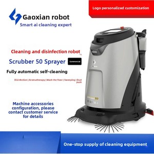 Robot de Limpieza Comercial Gaoxian Scrubber50, Totalmente Automático e Inteligente, 3 en 1: Barrido, Fregado y Aspirado, con IA - Product Image 3