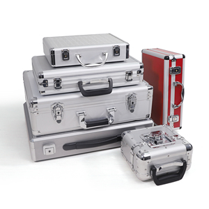 OEM nhà sản xuất giá bán buôn kim loại hợp kim lưu trữ Hộp Tùy chỉnh xách tay mẫu mang nhôm trường hợp cho mục đích hiển thị - Product Image 5