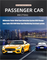 XFD A8 CC A3 A4 Tiguan Passat BSD 77GHz Système de détection d'angle mort pour voitures de tourisme Radar de recul Compatible CLS