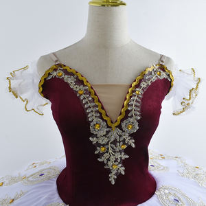 Abito <span class=keywords><strong>Tutù</strong></span> Professionale da Balletto Dorato per Ragazza Costume da Danza Bambina per Esibizione Ballerine <span class=keywords><strong>Tutù</strong></span> Bambini Abito da Danza Jazz Carnevale per Bambini - Product Image 4