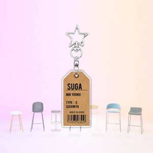 พวงกุญแจอะคริลิคติดชื่อสมาชิกวงเคป็อป บังทันบอยส์ จุงกุก จีมิน จิน อาร์เอ็ม วี ชูก้า ของที่ระลึกสำหรับแฟนคลับ ของขวัญ - Product Image 6
