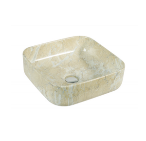 Lavabo Moderno de Lujo en Oferta, Forma Cuadrada, Patrón de Mármol Cerámico, para <span class=keywords><strong>Encimera</strong></span> - Product Image 2
