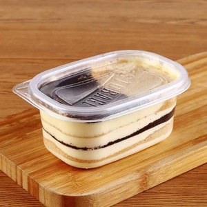 Boîte de conservation en <span class=keywords><strong>plastique</strong></span> PP de 700ml <span class=keywords><strong>pour</strong></span> aliments frais congelés au micro-ondes <span class=keywords><strong>pour</strong></span> la mousse de sandwich aux fruits Tiramisu Cheesecake - Product Image 3