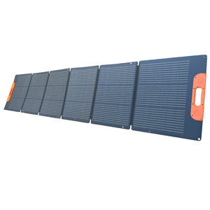 Station d'alimentation solaire portable pliable 300W pour extérieur, kit de production d'énergie léger et flexible en silicium monocristallin - Product Image 1