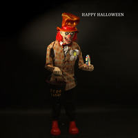 Halloween Effrayant Mouvement Activé Bonbons Distribution Clown Maison Hantée Salle D'évasion Meurtre Mystère Partie Décor Props Animatronic