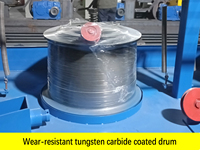 Machine à tréfiler le fil/5 tambours à poulies pour la fabrication de grillages métalliques