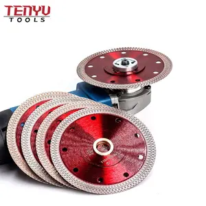 Siêu mỏng ép nóng Net sóng kim cương cắt đá cẩm thạch gốm Turbo Lưỡi cưa cho Sứ Cắt gạch đĩa