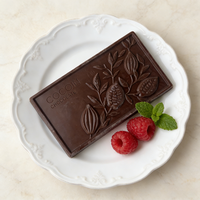 Barre de chocolat noir 46% 55% au beurre de cacao pur, bonbons au chocolat saveur lait quotidienne, collation chocolatée 50g, emballée individuellement
