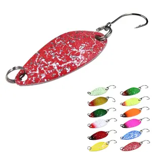 Hochwertige Angel köder 2,5g 32mm bunte Pailletten Metall köder Sinking Metal Jigging Lure Metal Jig