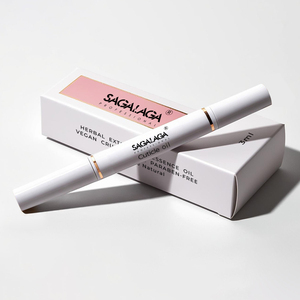 Tùy chỉnh thiết kế ống nhựa & hộp giấy 3ml vàng bạc hồng trắng ống nhựa Applicator bottless cho mỹ phẩm tinh dầu - Product Image 4