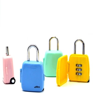 उच्च गुणवत्ता वाले मजबूत जस्ता मिश्र धातु सामग्री मिनी पैडलॉक वाटरप्रूफ स्मार्ट संयोजन लॉक उच्च सुरक्षा सुविधाओं के साथ हैंडबैग के लिए - Product Image 1