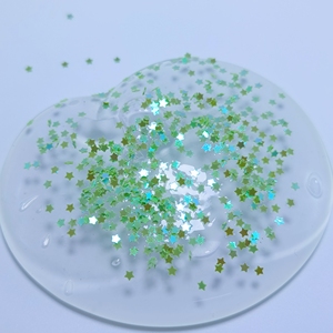 CHENXI Nuevo Diseño, Slime de Cristal Brillante con Estrellas, Barato, para Manualidades, Tipo Gelatina, Elástico, Transparente, No Tóxico, Color Personalizado - Product Image 4