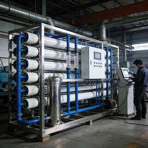 Système de purification d'eau par osmose inverse industriel et commercial, membrane d'osmose inverse, garantie 1 an - Product Image 1