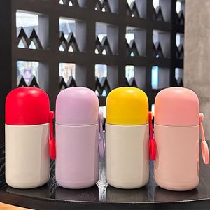 Wholesale Compact Portable 304 Stainless Steel <b>Thermos</b> Cup with Vacuum Pump Children's Mini Pocket Cup <b>Bottles</b> - Product Image 6