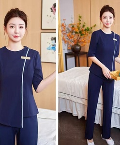2025 nuova vendita calda donna autunno centro benessere uniformi massaggio piedi tecnico Tea Art <span class=keywords><strong>Hotel</strong></span> <span class=keywords><strong>abiti</strong></span> <span class=keywords><strong>da</strong></span> <span class=keywords><strong>lavoro</strong></span> - Product Image 6