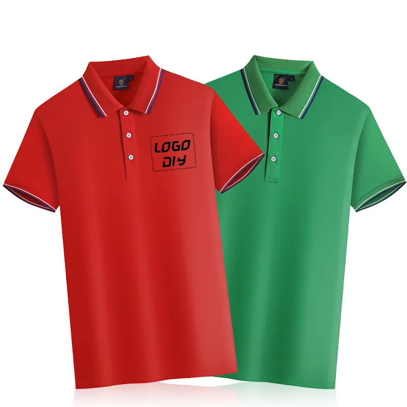 Custom Afdrukken Of Borduren Logo Hoge Kwaliteit Katoen Polyester Business Uniform School Sport Golf Mannen Polo Shirt