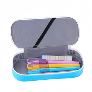 Pencil Case Large Capacity Customized Logo Zipper Study Portable Stationery Organizer Pouch Bag Multi Functional School Color - Product Image 4