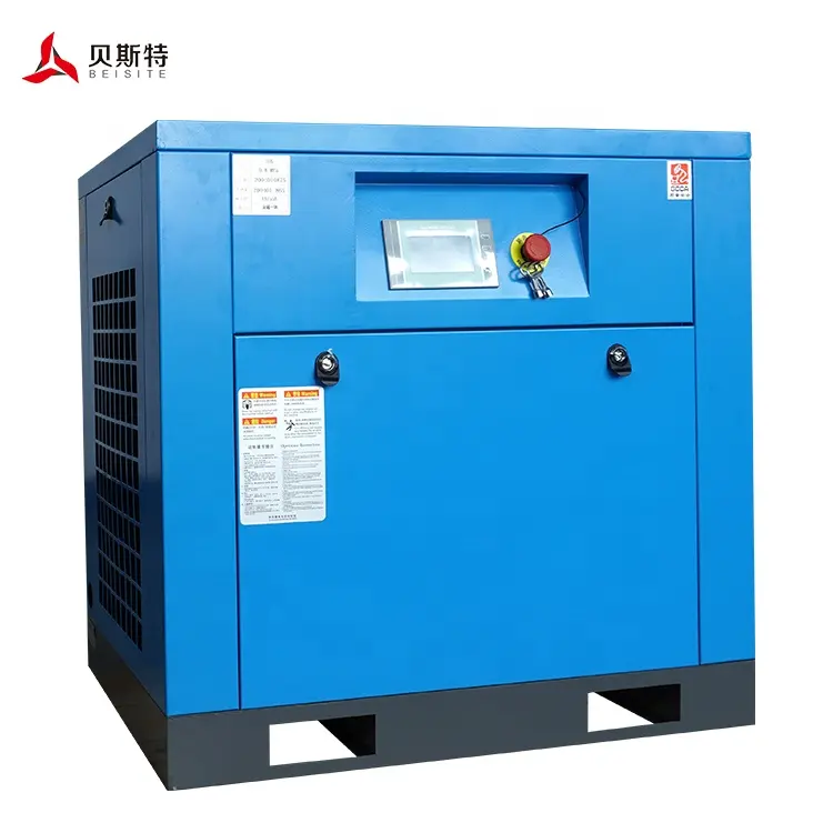 China screw compressor pressure 10 bar 7.5kw screw air compressor / drier combination