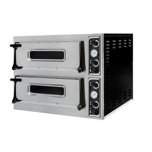 Horno para Pizza HENDI BASIC 44 400V/9400W de 2 Cámaras 975x930x742mm con Potencia de 9400W - Product Image 1
