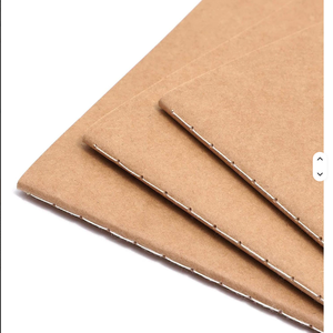 Carnet d'écolier ligné en papier kraft OEM A5/A6, cahier d'exercices promotionnel, vente en gros, moins cher, personnalisable, marron, couverture rigide - Product Image 2