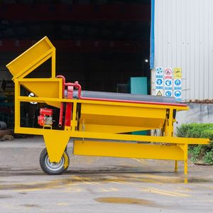 Автоматическая мобильная установка для гравитационного разделения россыпного золота и минералов, 200 тонн, с индивидуальной настройкой, для обогащения и промывки, с двигателем - Product Image 2