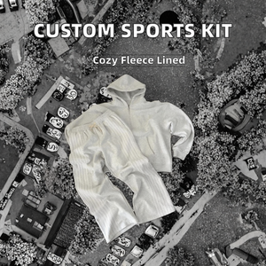 Customizable Breathable Winter Hooded Sweatshirt Custom Sports Outfit with Vintage Side-Waist <b>Bag</b> Design and Solid Pattern - Product Image 2