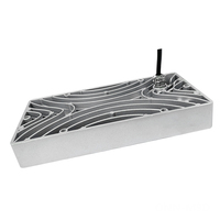 Lampe de travail industrielle ONN-M9D, fabriquée en usine, corps en aluminium IP67, DC24V, montage encastré pour machines CNC/de perçage