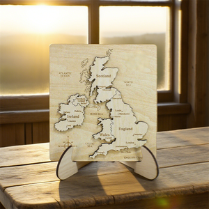 Hải Lý Phong Cách Thế Giới Bản Đồ Du Lịch Câu Đố Giáo Dục Montessori Gỗ Ghép Hình Cho Trẻ Em Khắc Tường Dấu Hiệu Gỗ Thủ Công Bằng Gỗ Hộp Gỗ - Product Image 3