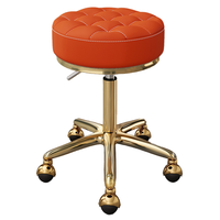 Tabouret rond de haute qualité Chaise rotative de beauté et de coiffure Tabouret expérimental simple et décontracté