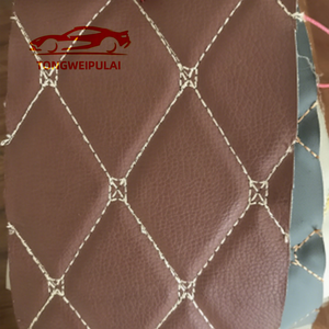 หนังพีวีซีลายปักนูนแบบกำหนดเอง พร้อมแผ่นรองถัก ทนต่อการขัดถู ป้องกันเชื้อรา ป้องกันขนร่วง สำหรับโซฟาและเฟอร์นิเจอร์ - Product Image 2