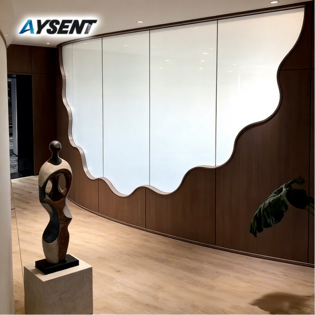 Laminated Glass Industrial Switchable Magic PDLC Smart Glass Remote Control for Partition Projection Screen Lighting Decoration