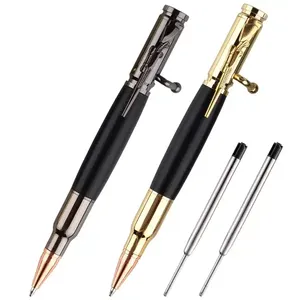 Creative Luxury Handgun Metal <b>Ballpoint</b> <b>Pen</b> Outdoor Self-defense <b>Ballpoint</b> <b>Pen</b> Custom LOGO - Product Image 2