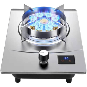 موقد غاز بفرن واحد من الستانلس ستيل، محمول ومقاوم للحريق، للاستخدام التجاري والمنزلي - Product Image 1