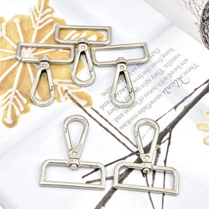 Lot de fermoirs mousquetons pivotants en métal pour loisirs créatifs, porte-clés, sacs à main, argent, en pouces - Product Image 4