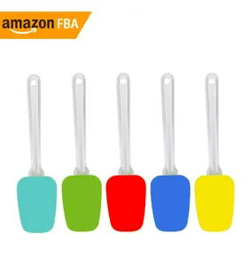 2024 New arrivals Tiện Ích Nhà Bếp Silicone Scraper với nhựa xử lý, nướng scraper