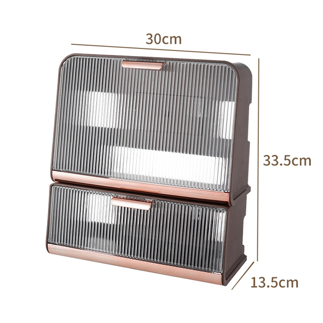 Phone Stand Organiser Socket Plastic Wall-mounted Wifi Router Storage Box With Clear Window