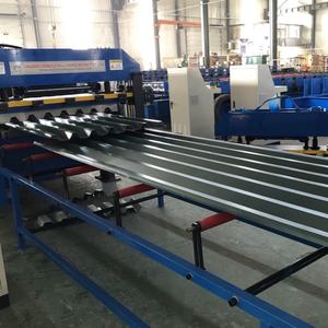 Mesin pembentuk gulungan ubin atap kumparan lembaran trapesium Baja seng aluminium berwarna cepat cepat cepat - Product Image 2