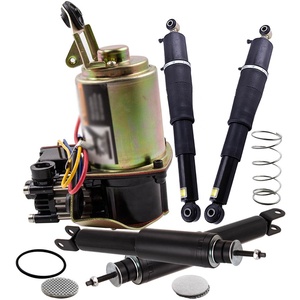 5 pièces Pompe à air pour suspension pneumatique pour GM Escalade ESV Suburban avec kit d'amortisseurs - Product Image 1