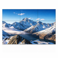 Écran mural vidéo LCD 65 pouces 3,5 mm 4K Ultra HD, panneau industriel, écran de jonction, moniteur pour salle de contrôle, 500 nits, 7x24, anti-reflet, 1 an