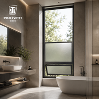 Fenêtre oscillo-battante YVETTE à rupture de pont thermique avec moustiquaire intégrée, robuste, moderne, de luxe, pour villa, salle de bain, maison, bureau
