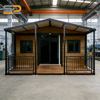Maison conteneur extensible moderne, étanche et facilement démontable de 20 pieds, idéale pour les bâtiments préfabriqués en appartements