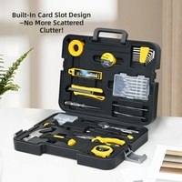 Deli Tool Box Home Use Set Multi-functional Hardware Screwdriver Wrench Repair Combination Electrician Bag Industrial Grade