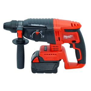 Martillo Rotatorio <span class=keywords><strong>Milwaukee</strong></span> M18 <span class=keywords><strong>18V</strong></span> SDS Plus, Martillo Eléctrico Inalámbrico con Batería para Perforación de Concreto - Product Image 4