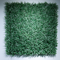 Panneau vertical de haie artificielle en buis vert pour aménagement paysager, mur végétal pour jardin, cour, décoration intérieure