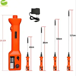 Equipo de cría de cerdos, resistente al agua, eléctrico, para cerdos, vacas, ganado, palillo de transmisión, ganado, Prod largo con iluminación, mango de cerdo