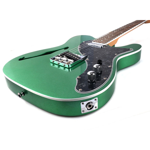 Guitare électrique semi-acoustique Surpass Music, nouvelle arrivée, style Jazz <span class=keywords><strong>Tele</strong></span>, corps en acajou - Product Image 2
